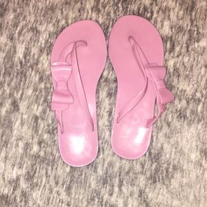 Pink silicone fashion sandals